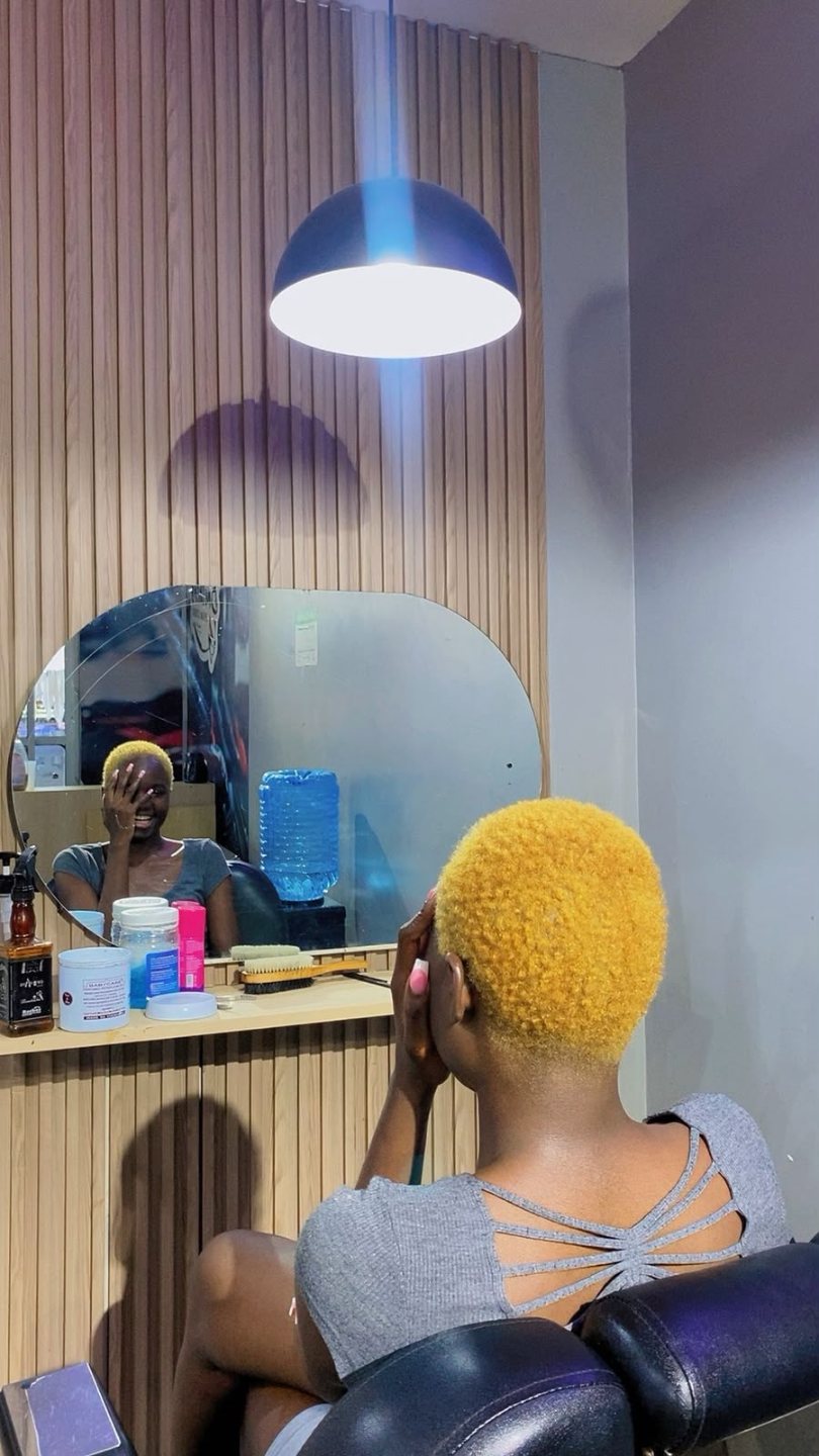 Bleach / blonde colour by Cutzbynassib_✂️ in Mombasa