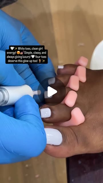 Gel on toes